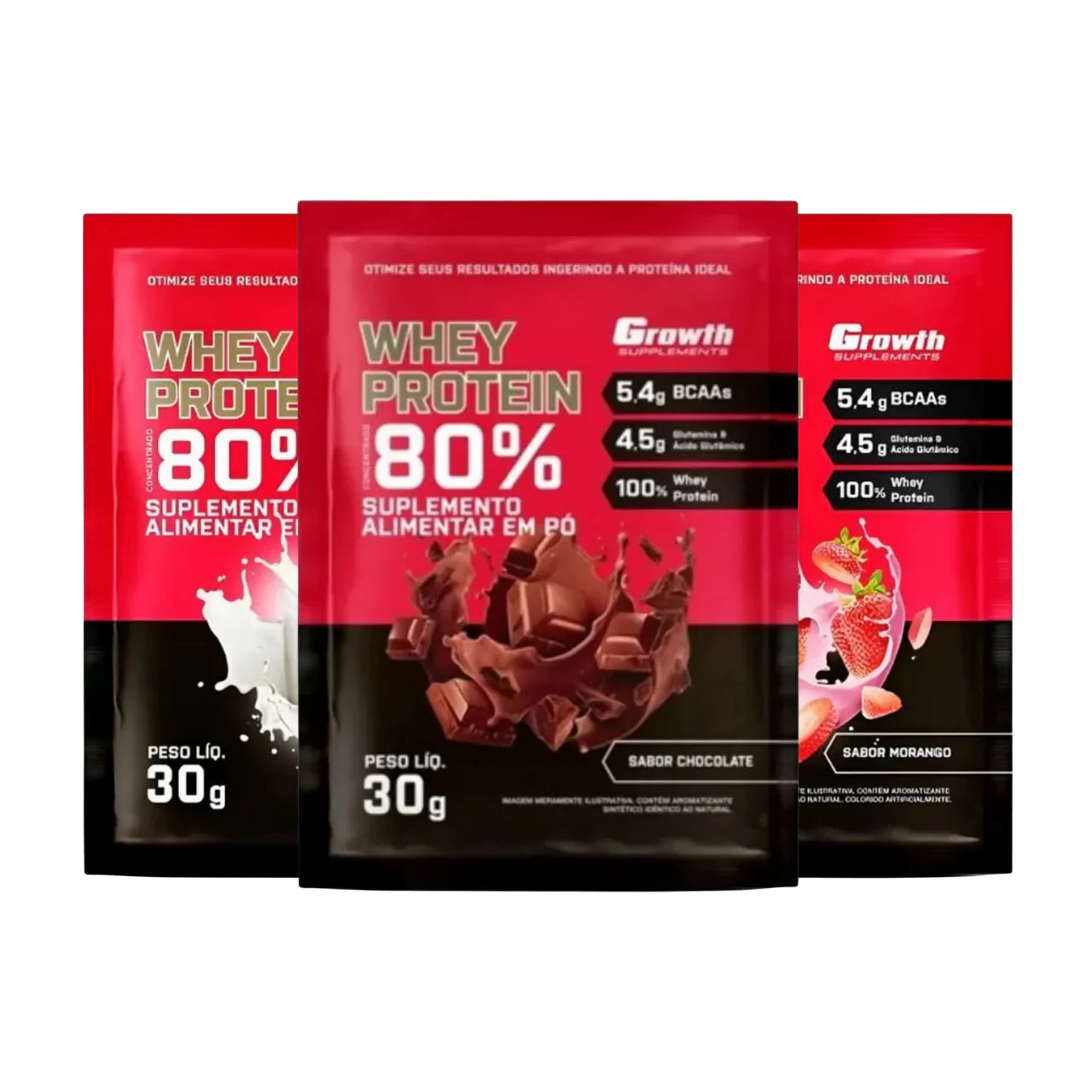 Whey Protein Sachê 30g - Growth Supplements
