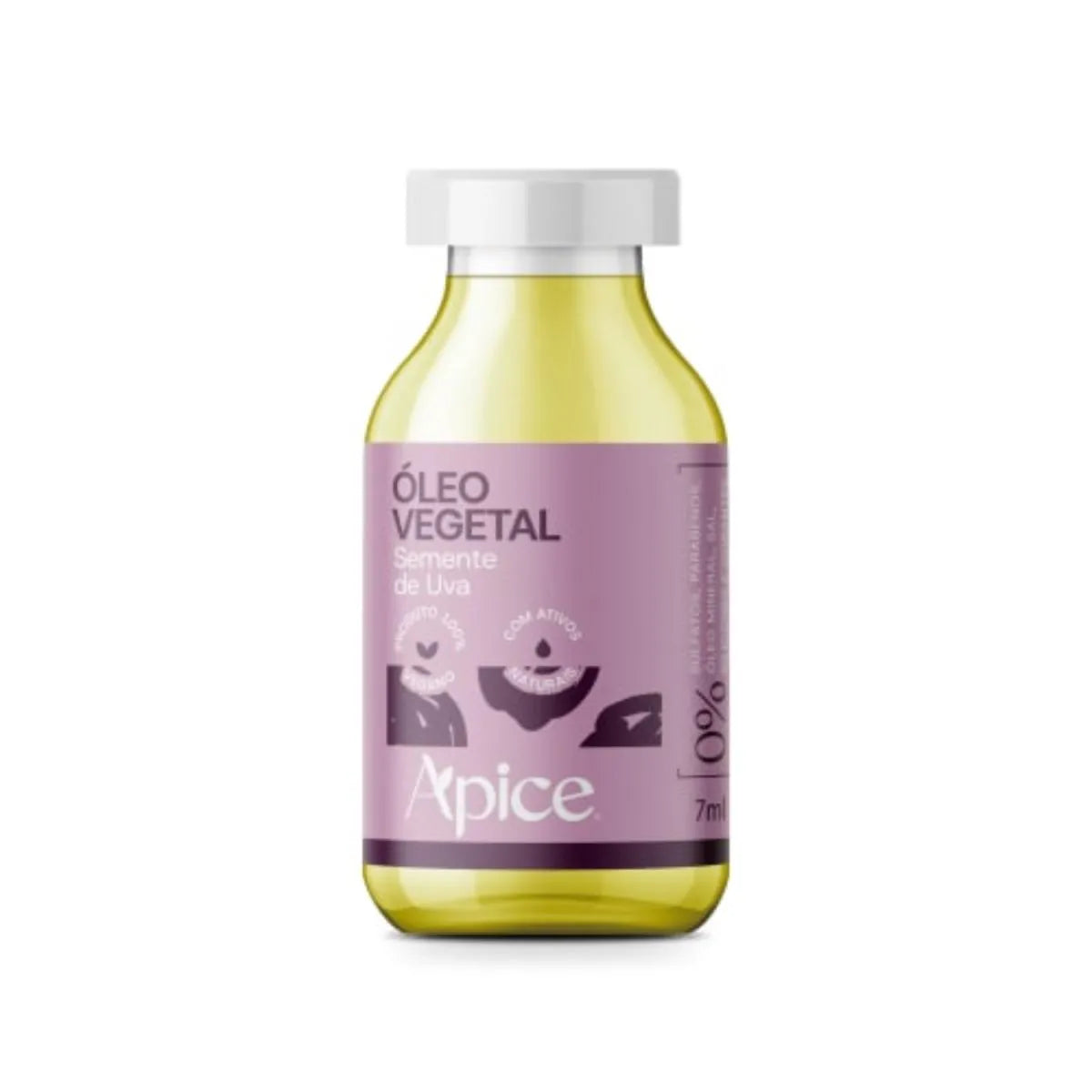 Óleo Vegetal De Semente De Uva 7ml 100% Puro Apice
