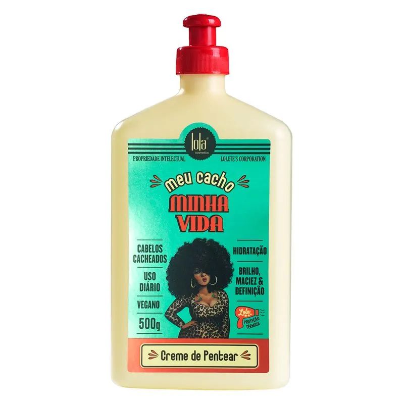 Lola Meu Cacho Minha Vida Styling Cream - Hydration and Definition for Curly Hair