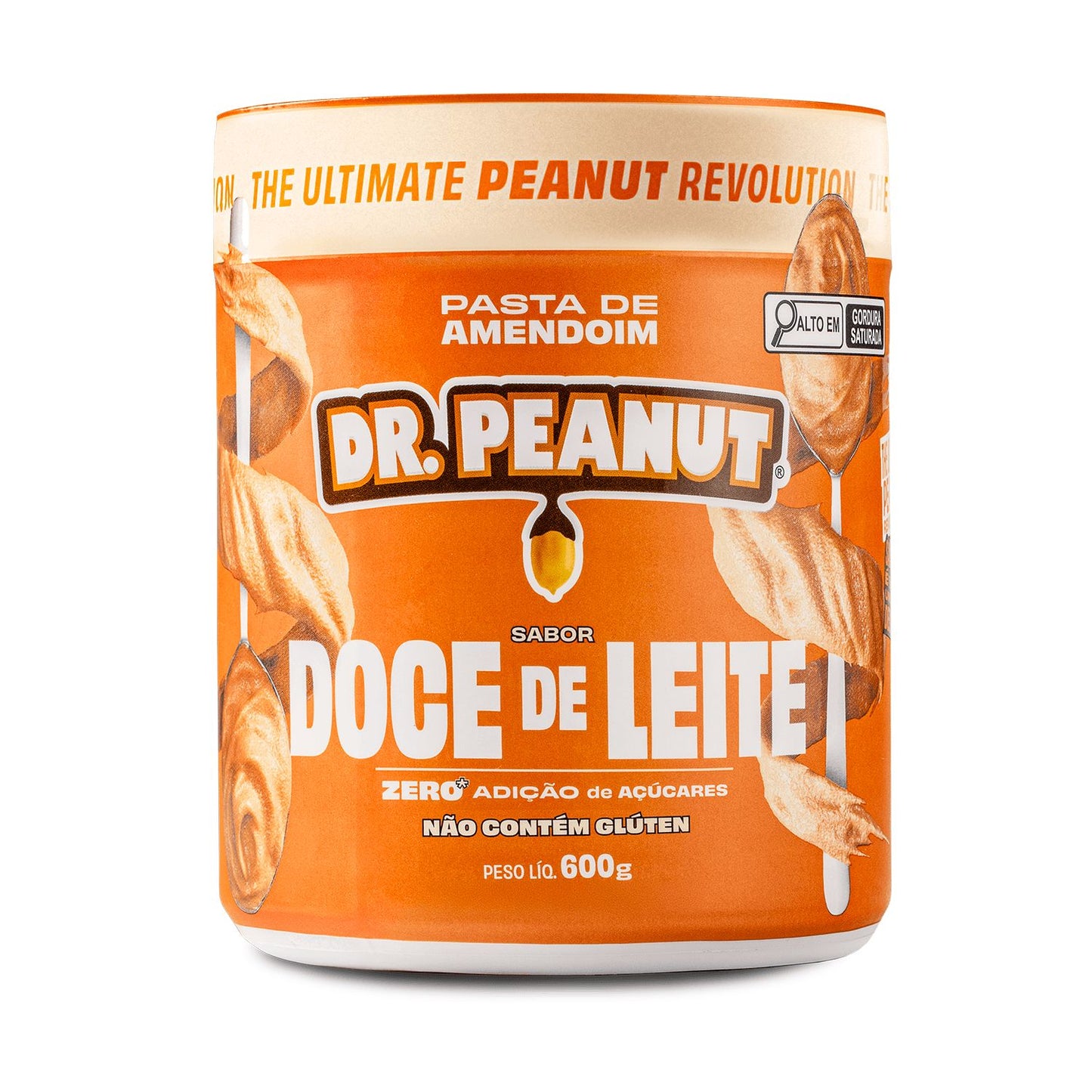 Sweet Peanut Butter Dulce de Leche Dr. Peanut 600g - Irresistible Flavor
