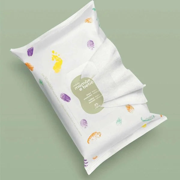 Lenços Umedecidos Mamãe e Bebê com Fragrância