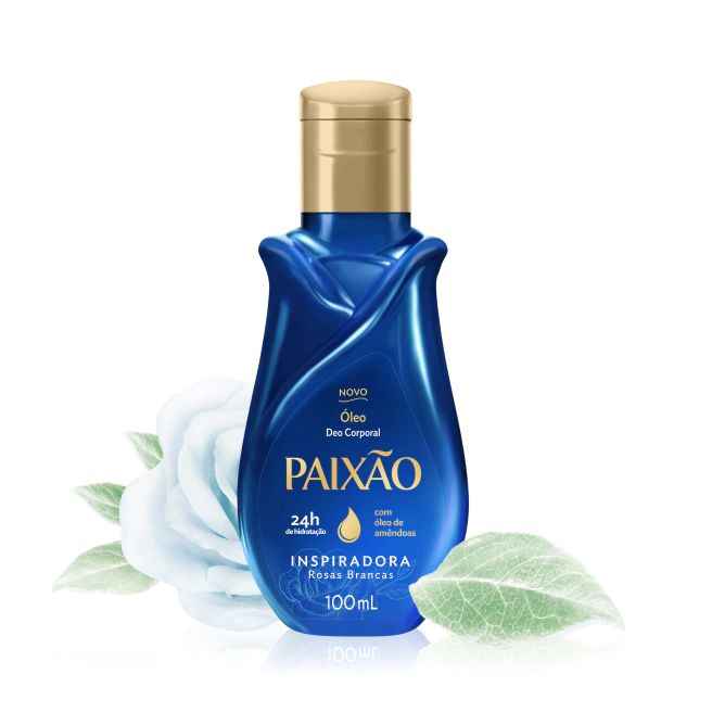 Óleo Corporal Paixão Inspiradora Rosas Brancas