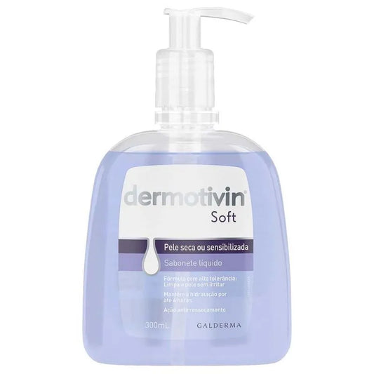 Dermotivin Soft Sabonete Líquido Facial 300ml