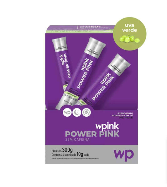 Wpink Power Pink Pré Treino Sem Cafeína Sachê