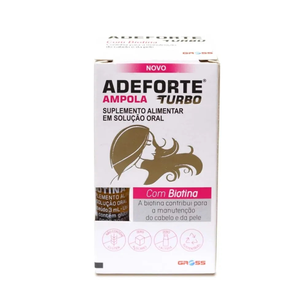 Polivitamínico Adeforte Turbo com Biotina 3ml