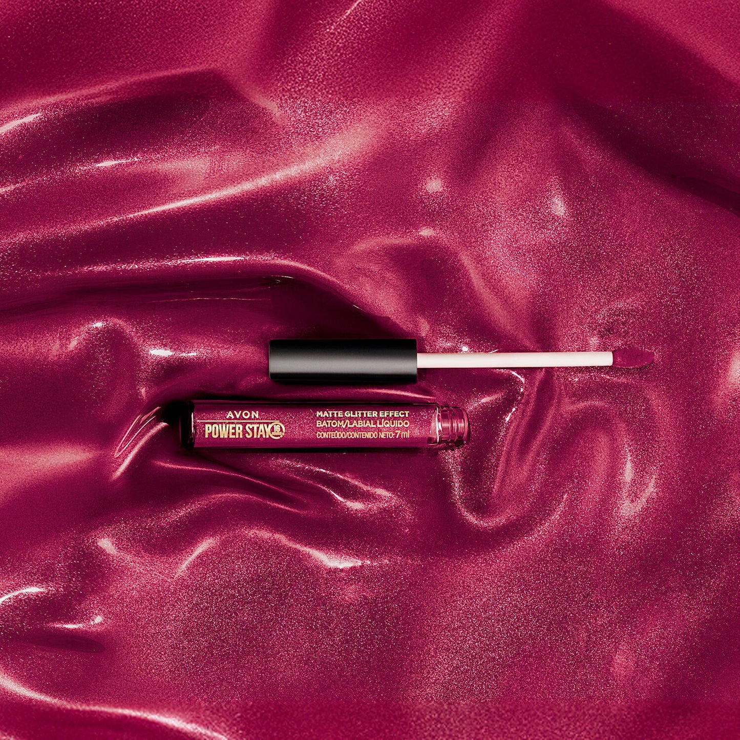 Matte Liquid Lipstick with Shimmer Effect - Avon