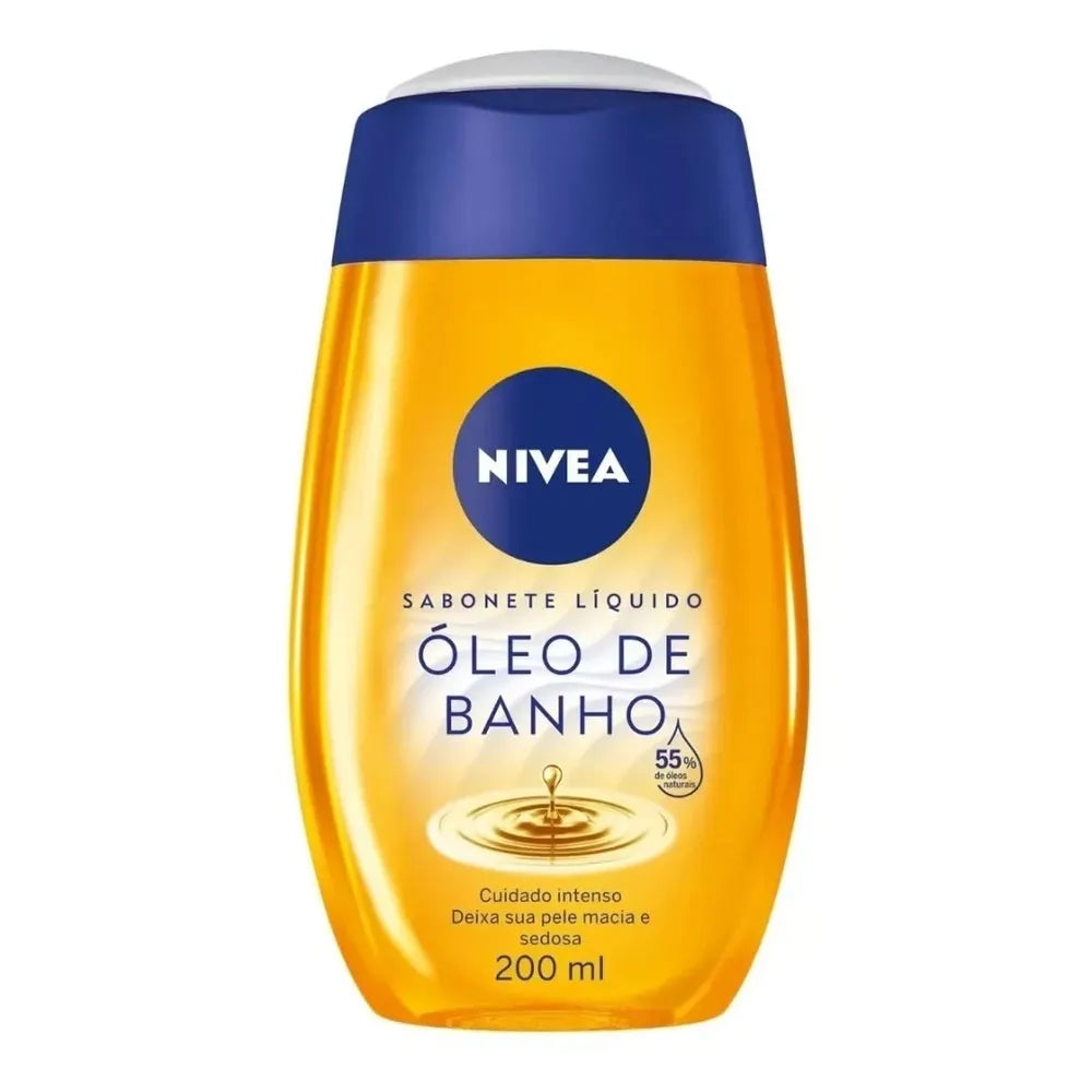 Sabonete Líquido Nivea Óleo de Banho 200ml
