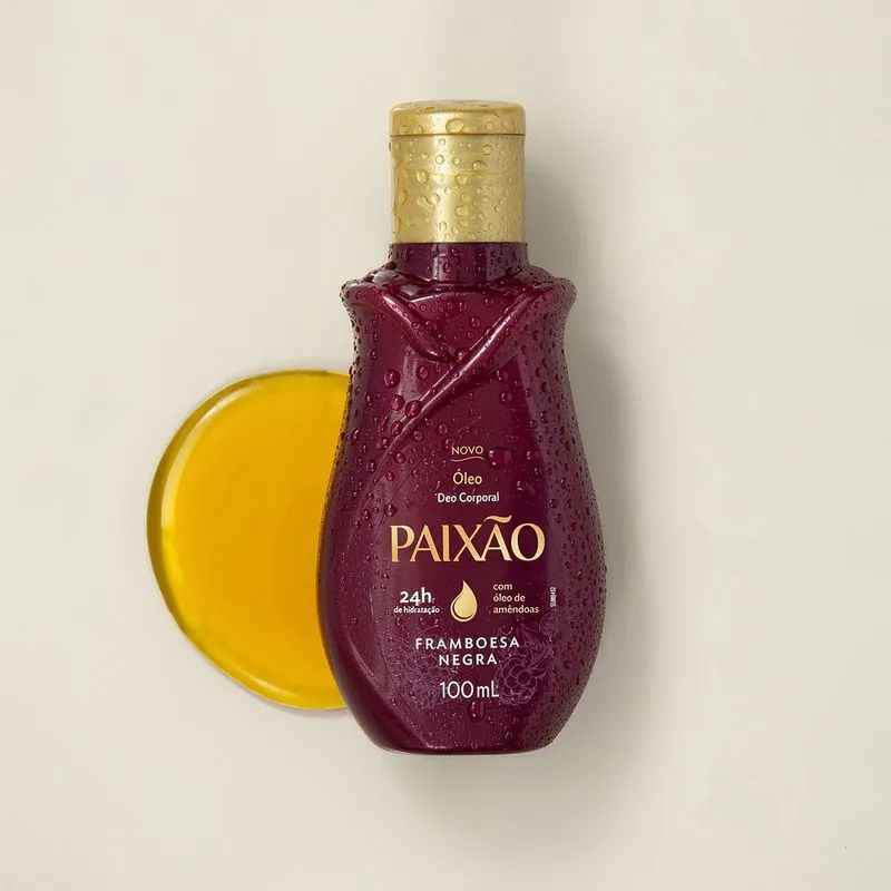 Óleo Corporal Paixão Framboesa Negra