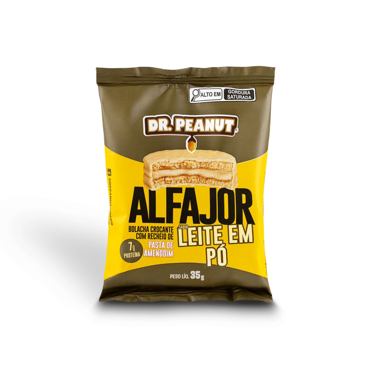 Dr. Peanut Powdered Milk Alfajor