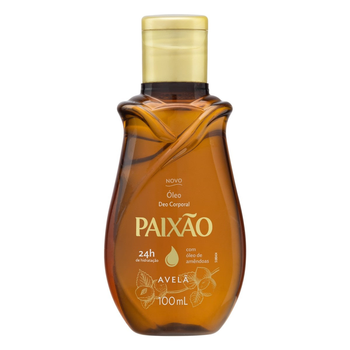 Paixão Hazelnut Deodorant Body Oil 100ml - Hydration and Gentle Fragrance