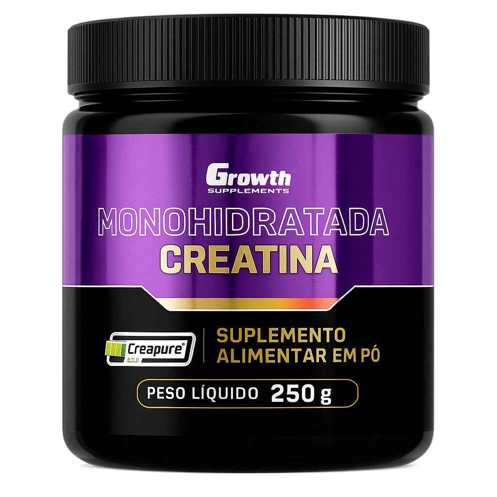 Creatina Monohidratada Creapure 250g - Growth Supplement